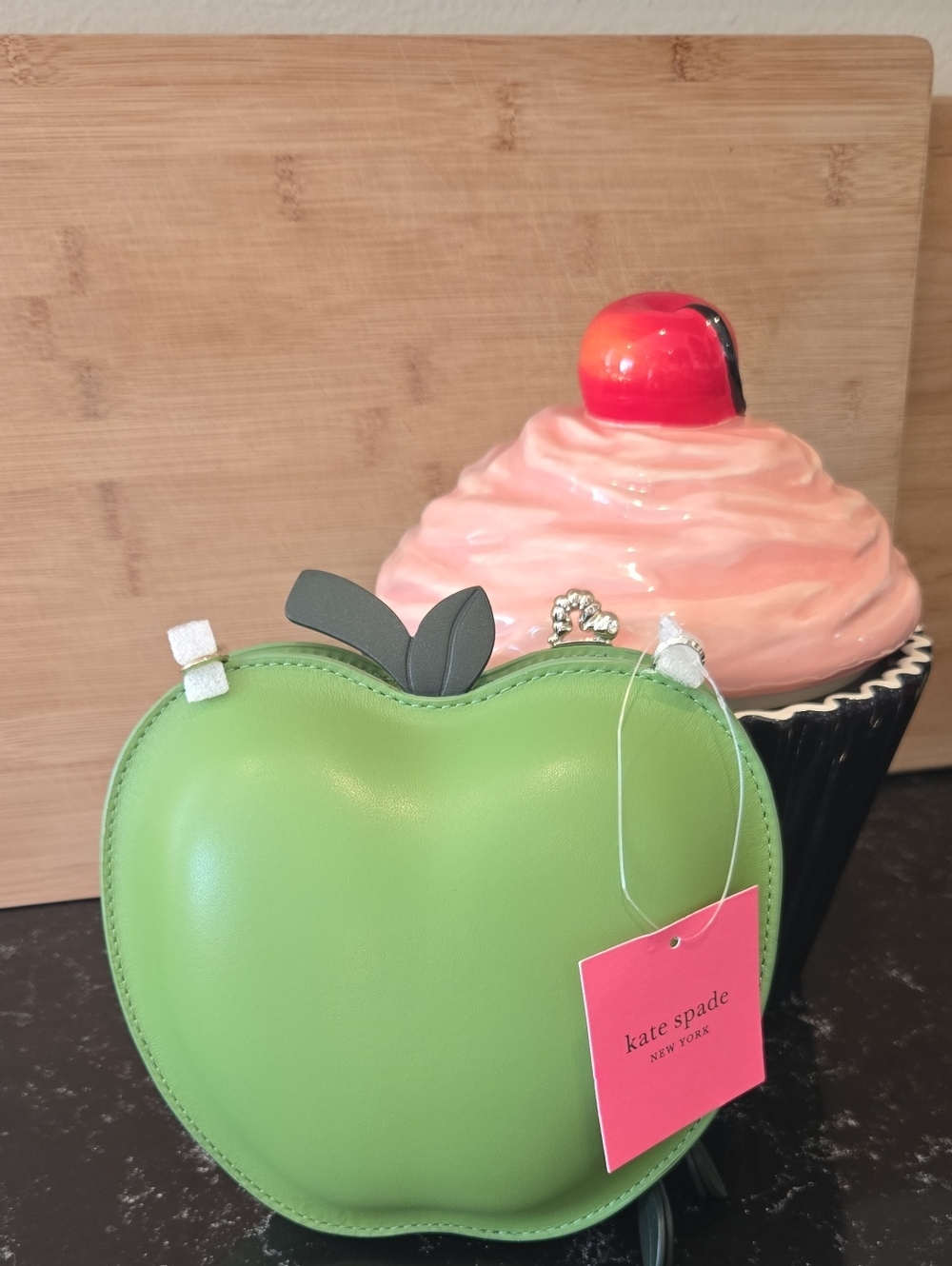 Kate Spade Apple Crossbody Picnic Green NWT